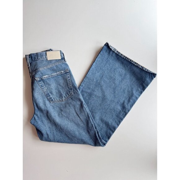 CITIZENS OF HUMANITY Beverly Corsage Slouch Boot Wide Leg Jeans, Size 26 - Picture 5 of 16